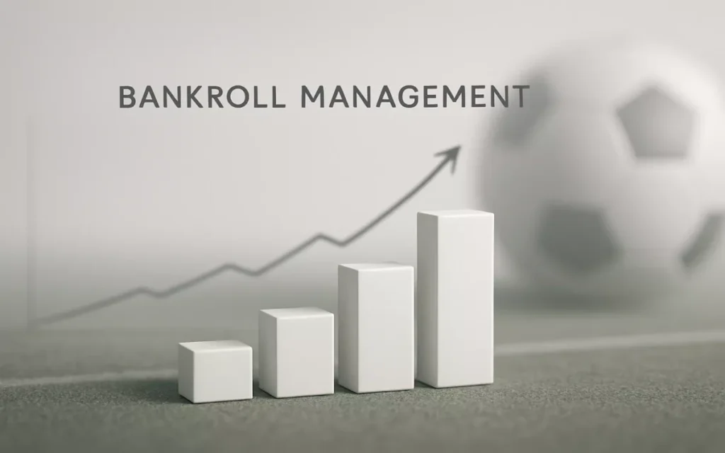 Professionelles Bankroll Management System für Handicap Wetten mit Euro-Banknoten und Wachstumsgrafiken